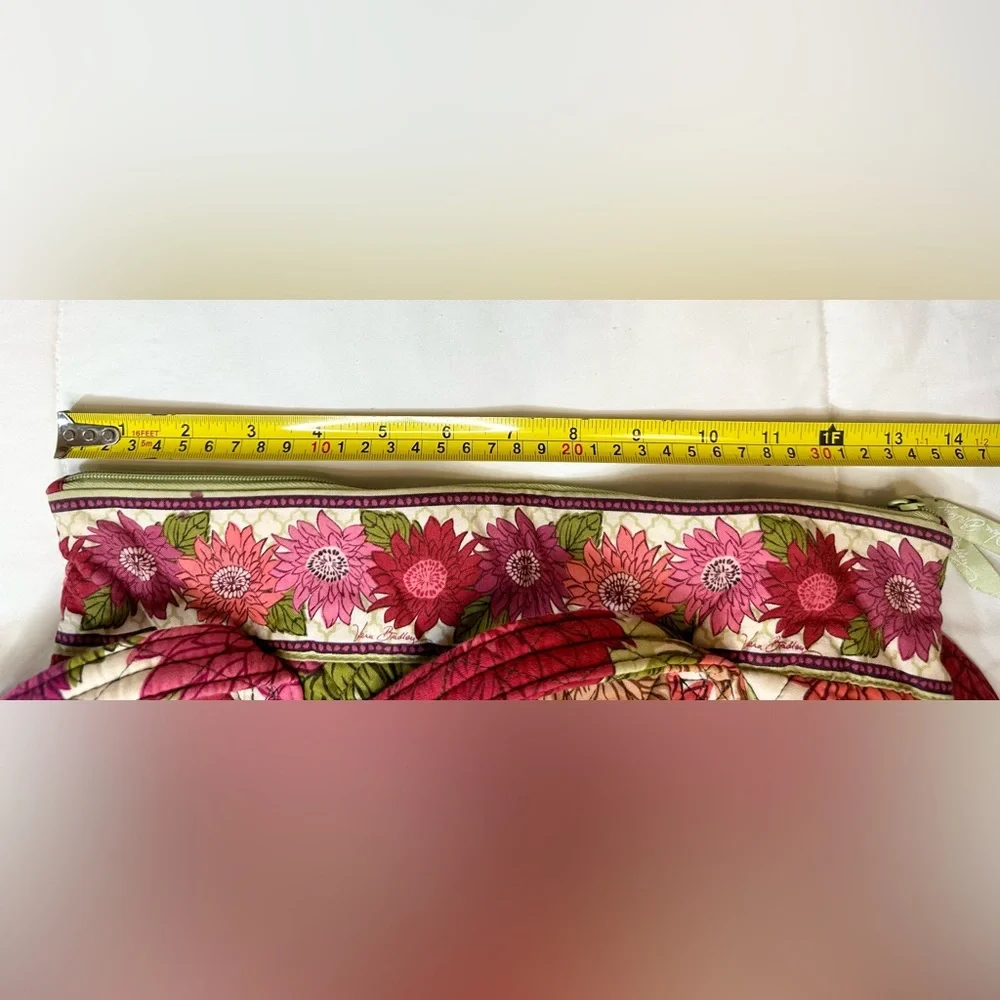 Vera Bradley Quilted Purse Tote in Hello Dahlia Pattern - Picture 13 of 15